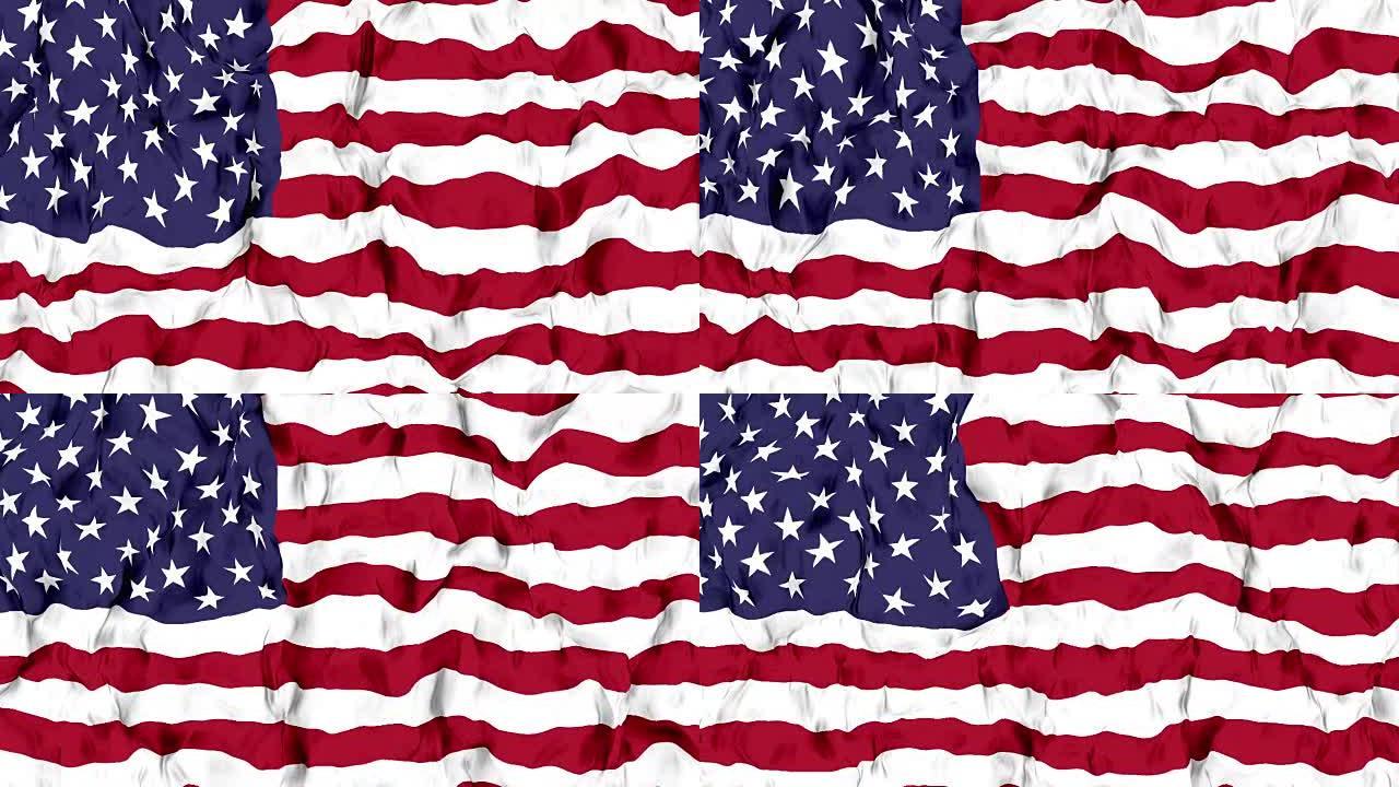 美国国旗动态动画
