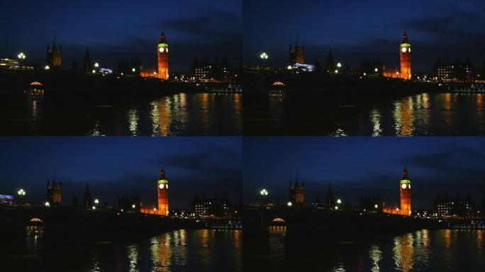 伦敦威斯敏斯特桥和大本钟