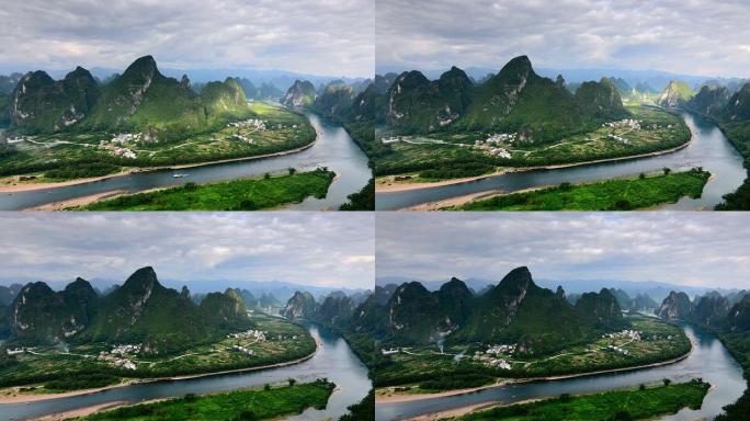 丘陵和蜿蜒的河流