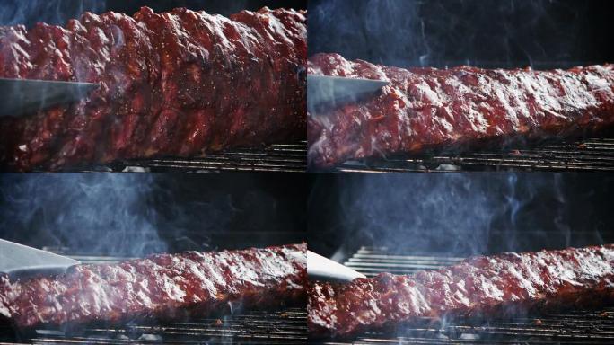 BBQ肋骨支架-慢动作