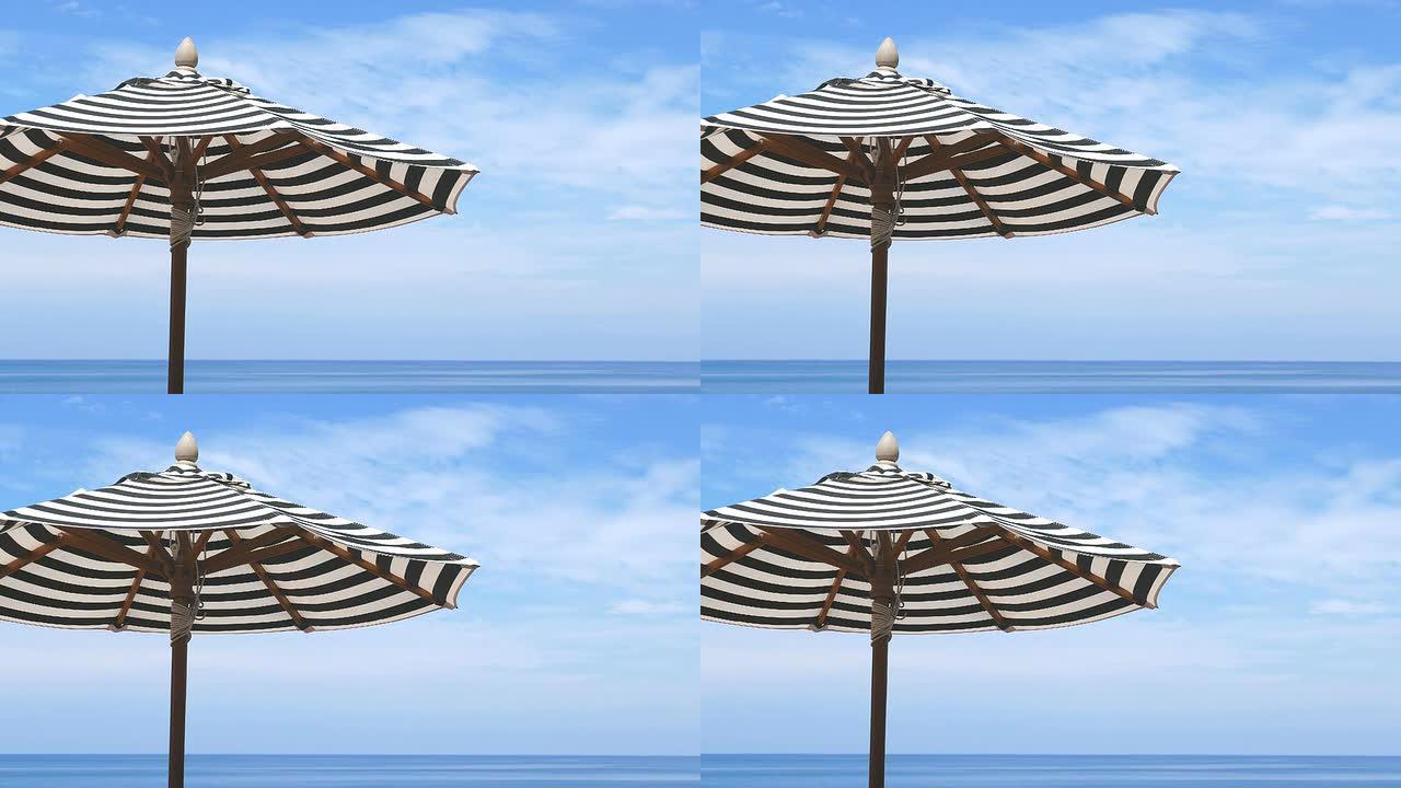 HD-伞式泳池椅伞式泳池椅大海边