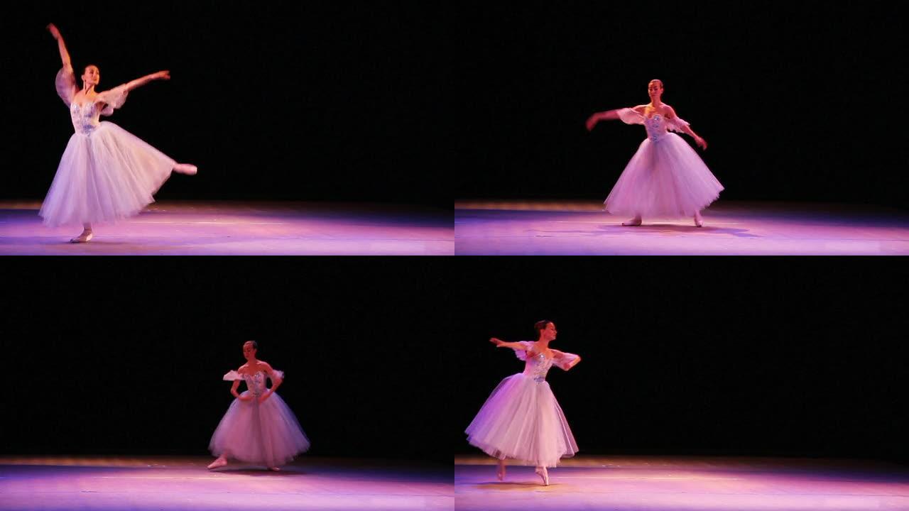 古典芭蕾艺术古典芭蕾艺术表演演员跳舞