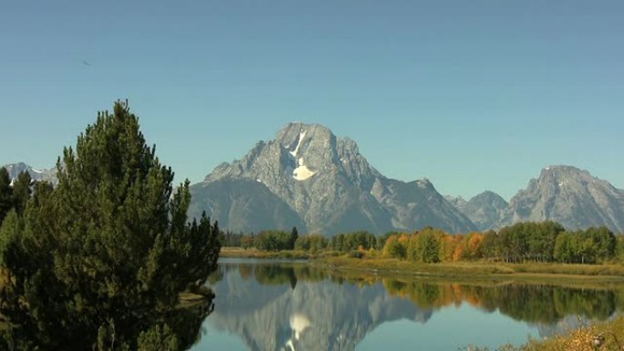 雄伟的大提顿山脉