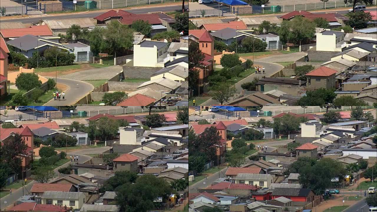 奥兰多镇-鸟瞰图-豪登，约翰内斯堡大都会市，南非约翰内斯堡市