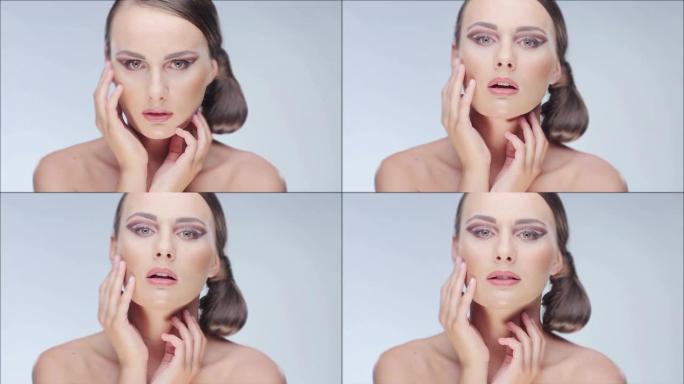 魅力四射的年轻女性