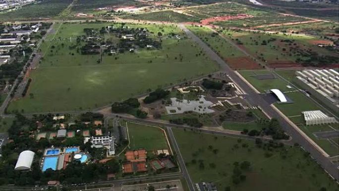 水晶广场-空中景观-联邦区,巴西利亚,巴西
