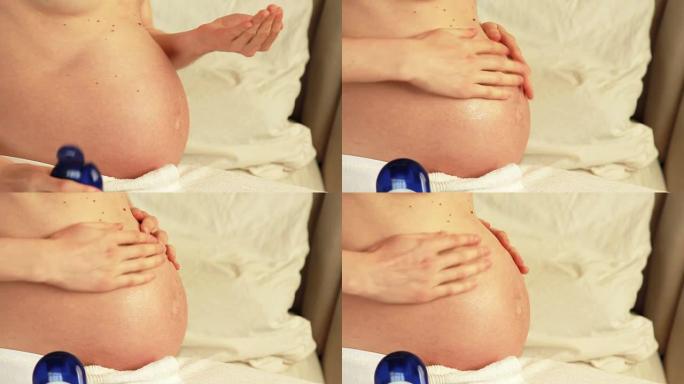 孕妇的皮肤护理腹部