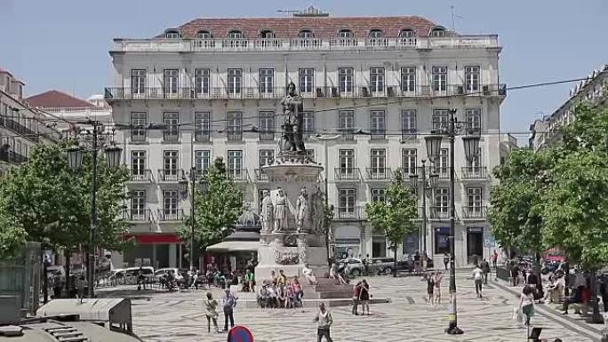 葡萄牙里斯本广场luis camoes