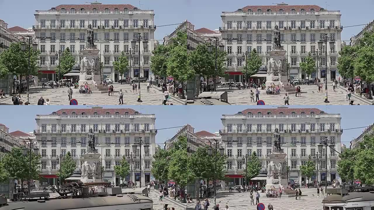 葡萄牙里斯本广场luis camoes