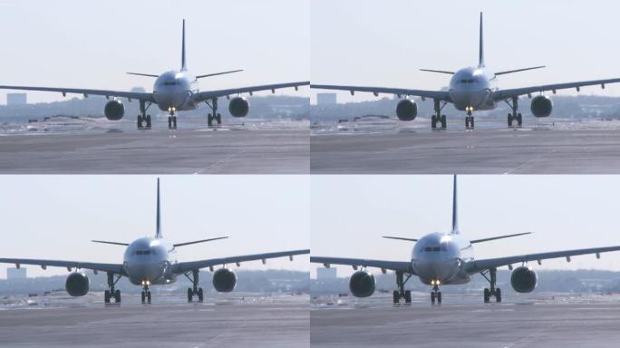 空中客车A330乘客飞机出租车-中镜头