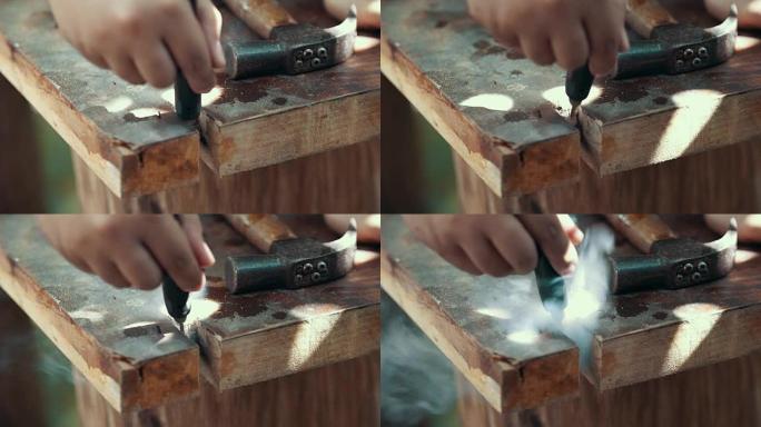 木材加工板材维修小铁锤