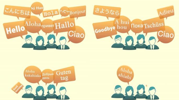 你用不同的语言怎么说…？