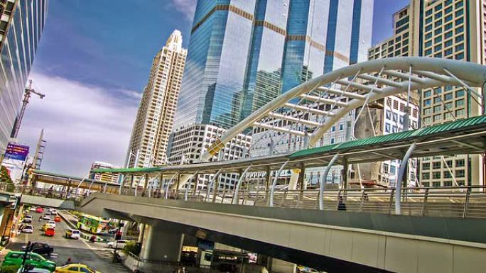 现代曼谷高架桥人行通道高速公路