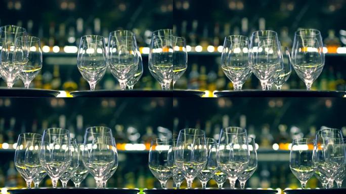 酒吧柜台-拉斯维加斯大道背景