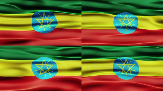 埃塞俄比亚国旗东非国家东非红黄绿旗
