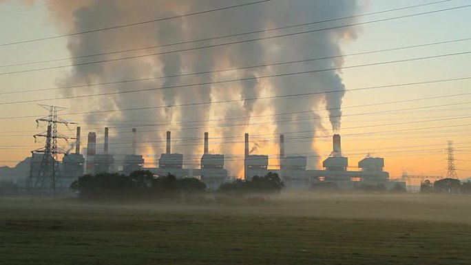 火力发电厂烟囱污染废气排放石化油化工火电
