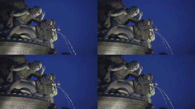 帕拉斯雅典娜喷泉的一部分-维也纳