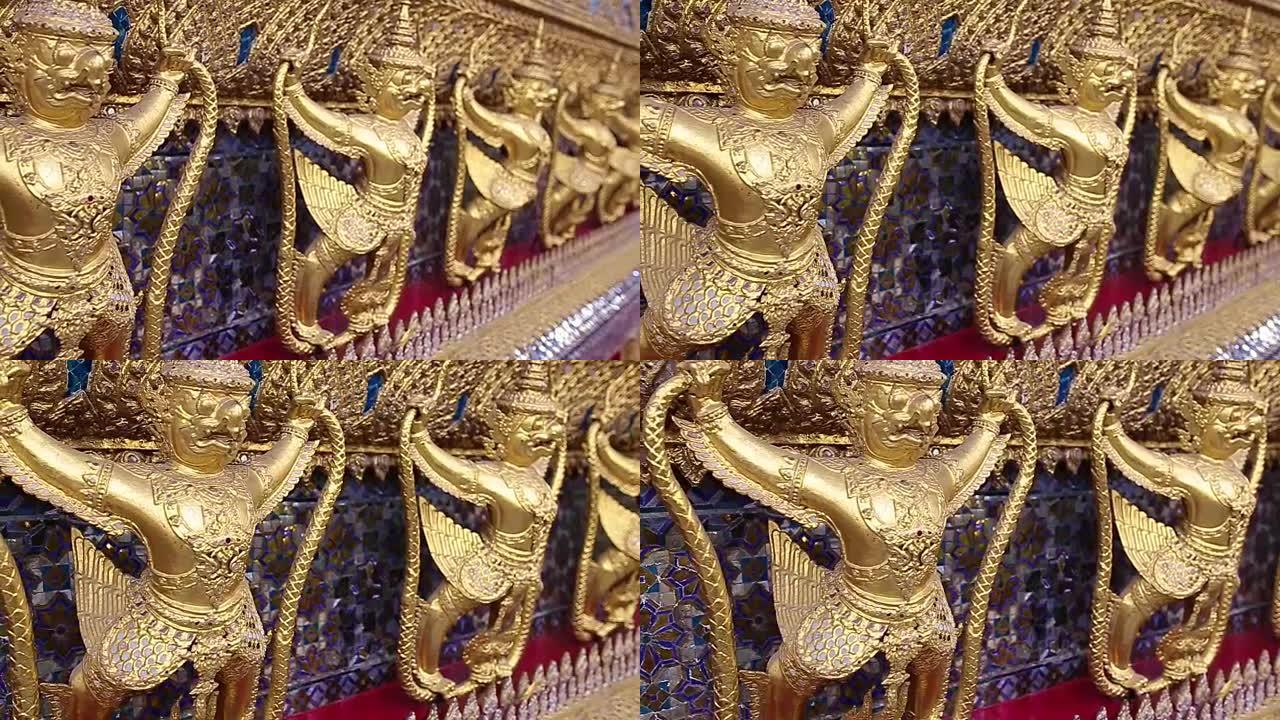 迦楼罗装饰在泰国大皇宫的Phra Kaew