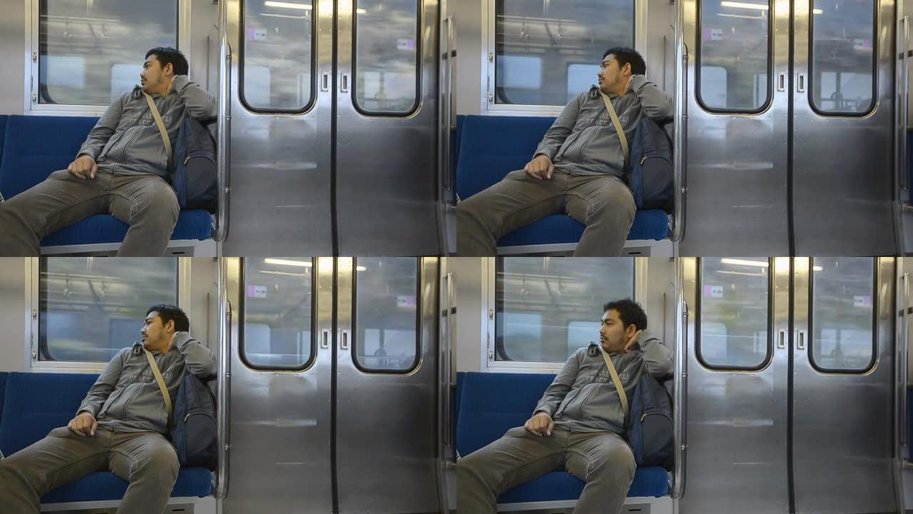 地铁里的孤独男人地铁里的孤独男人