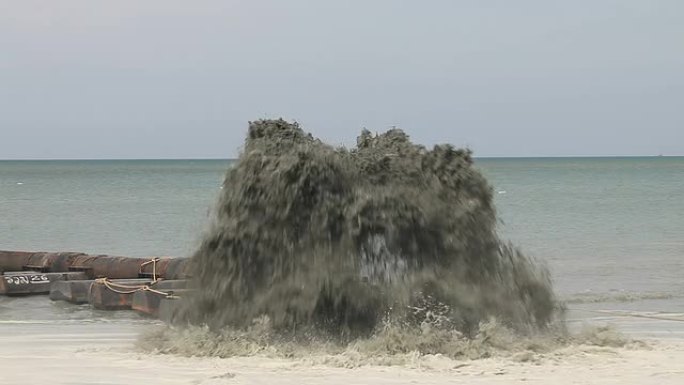 沙子和水喷雾HD1080p