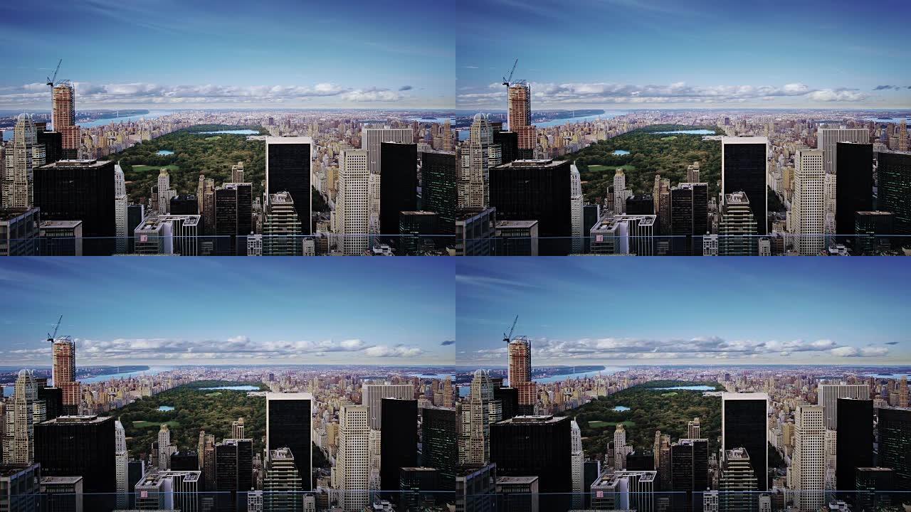 纽约中央公园高楼大厦美国北美