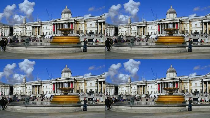 伦敦特拉法加广场和国家美术馆 (UHD)
