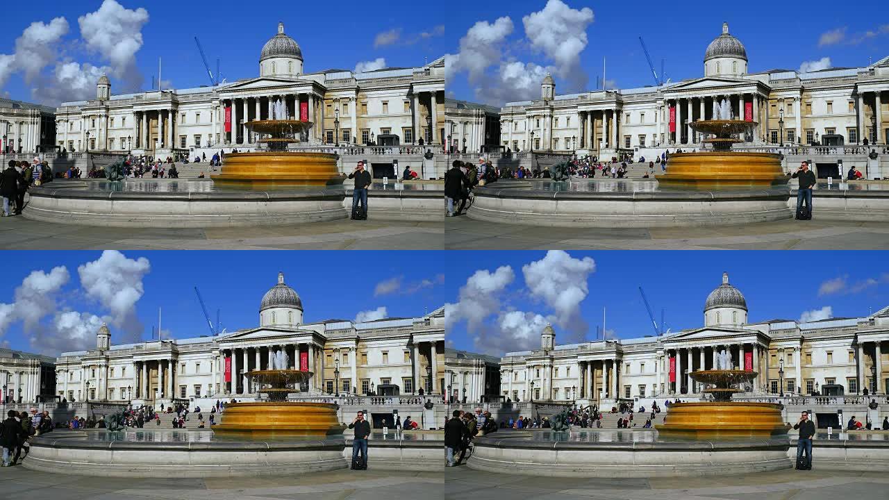 伦敦特拉法加广场和国家美术馆 (UHD)