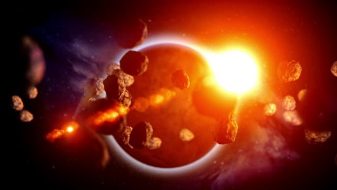 全球变暖宇宙大爆炸毁灭撞击太空灾难