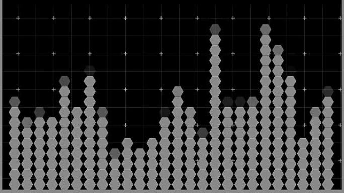 均衡器六边形。音乐节拍