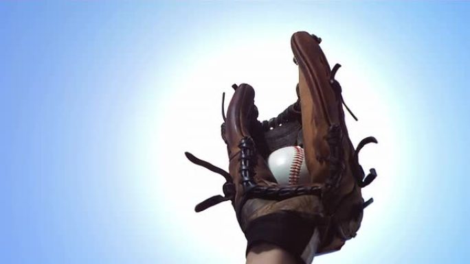 高清超级慢动作: 棒球大接球