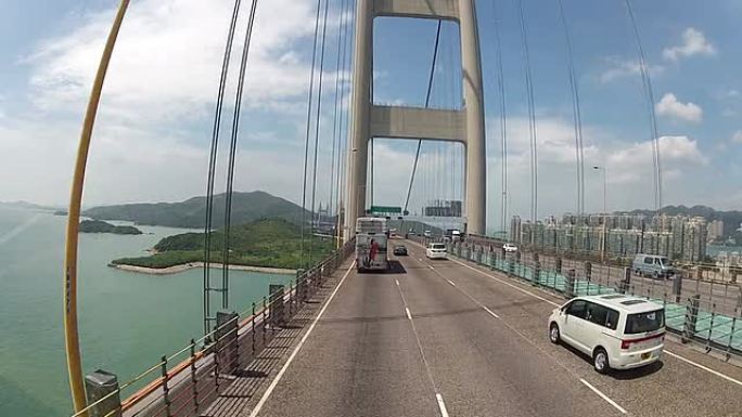青马大桥与香港国际机场