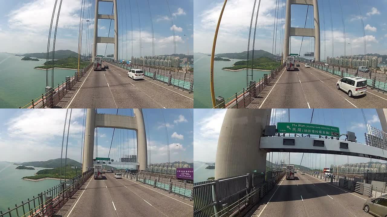青马大桥与香港国际机场