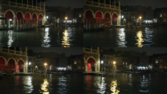 夜间威尼斯大运河夜间威尼斯大运河