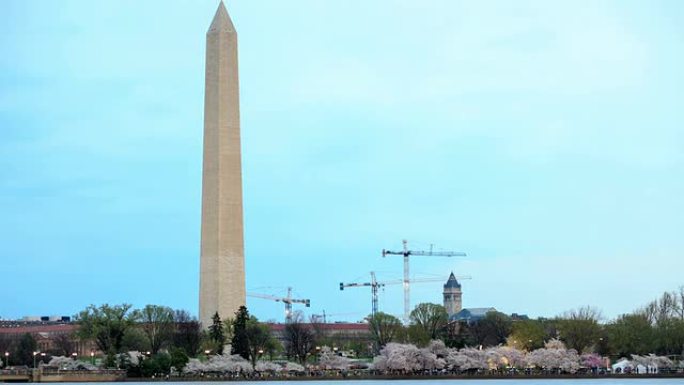 高清延时: 华盛顿特区华盛顿纪念碑