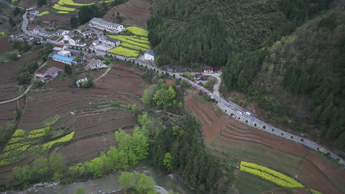 陕西省安康市石泉县汉江秦岭巴山大景航拍