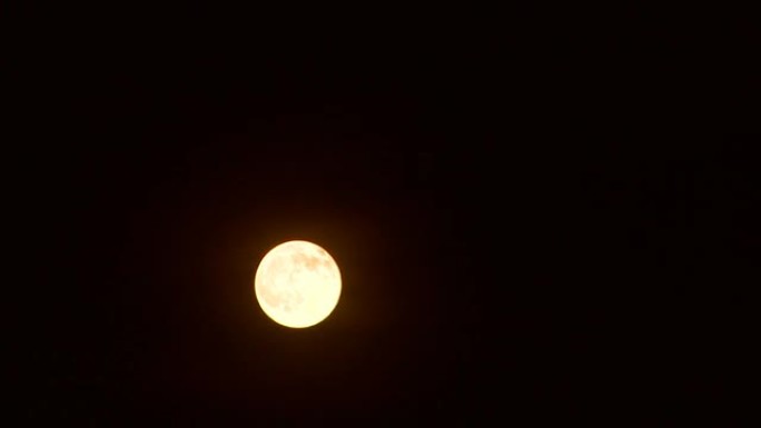 红月月亮升起圆月满月