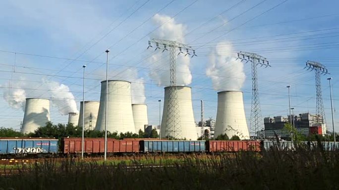 燃煤电厂全球变暖碳排放工业污染