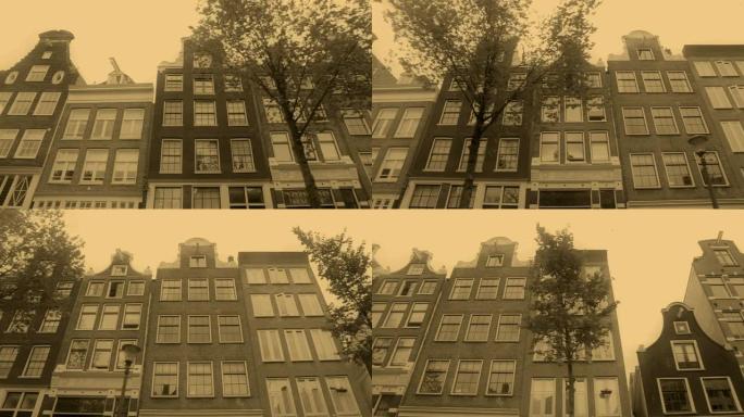 复古的阿姆斯特丹街