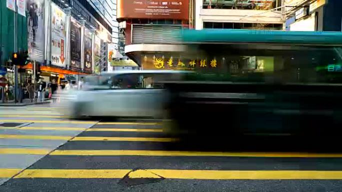 香港城市的延时交通