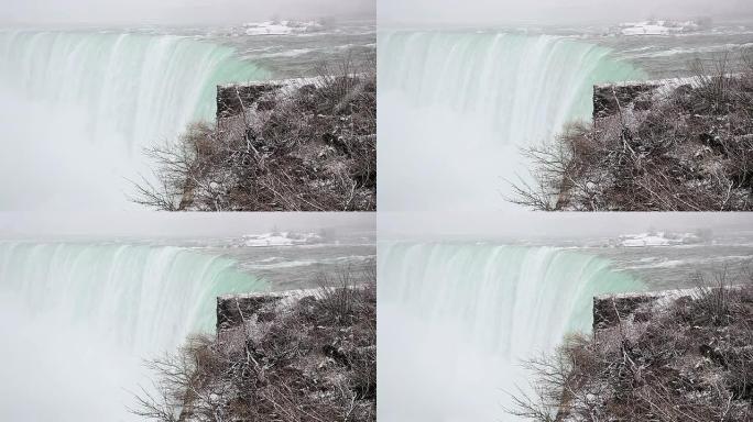 高清：马蹄尼亚加拉瀑布，安大略省，加拿大
