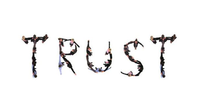 高清: 人们形成了信任这个词