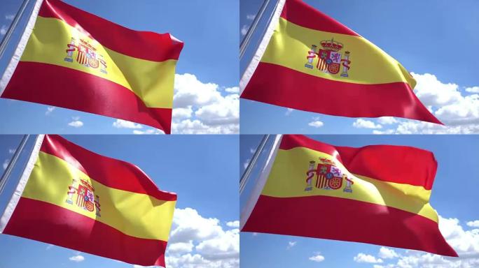 西班牙的国旗素材