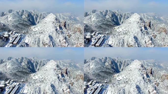 黄山4k雪景