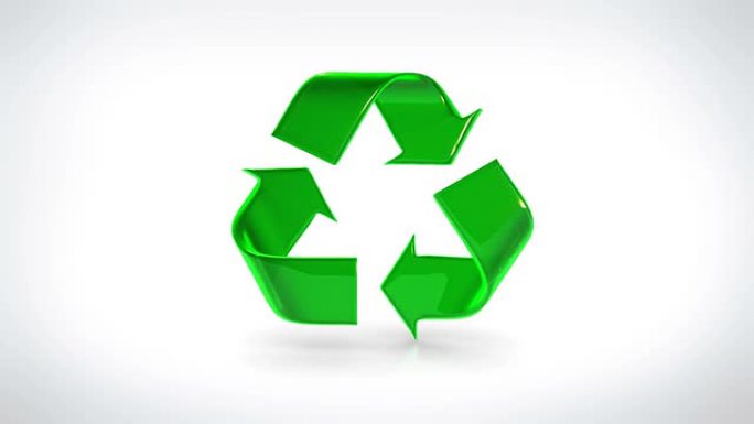 回收符号回收logo回收标志绿色回收