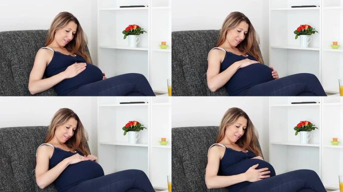 孕妇十月怀胎