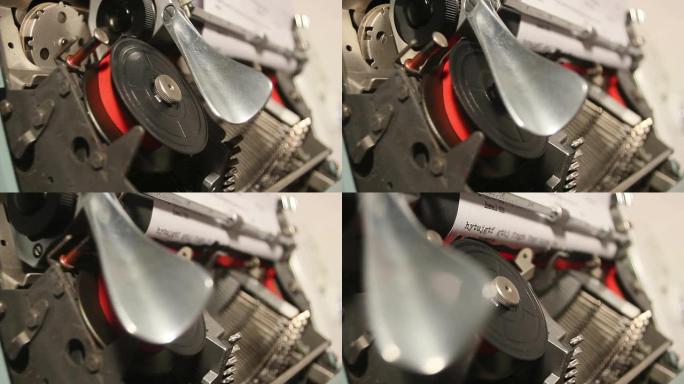 记者打字机打字