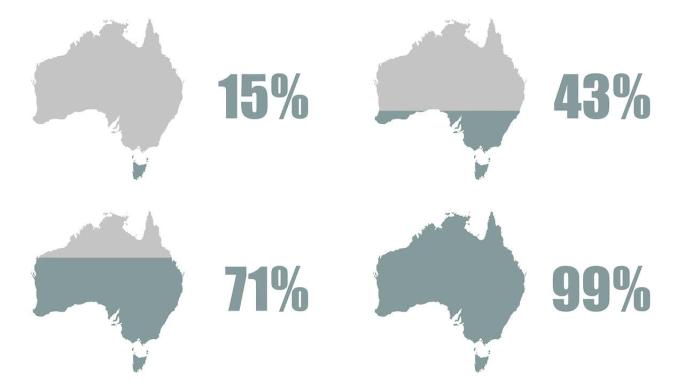 澳大利亚地图100%信息图