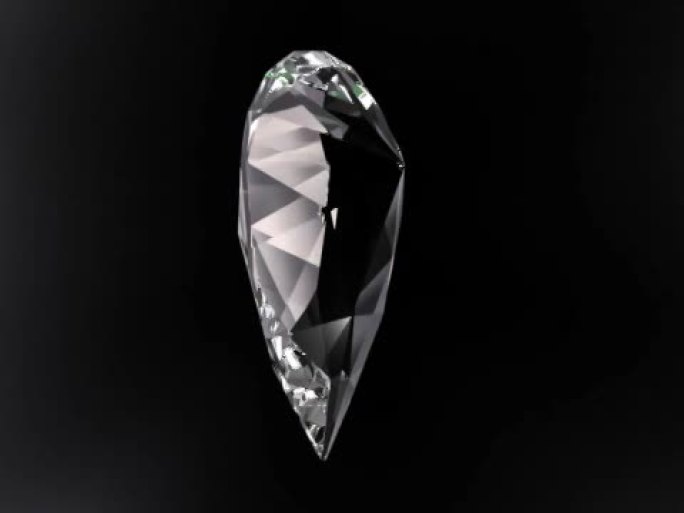 金刚石纺丝钻石三维动画钻石旋转