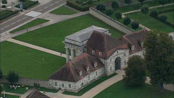 Royal Saltworks At Arc-Et-Senans - Aerial View - F