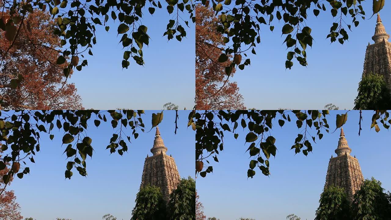 印度，摩诃菩提寺古塔